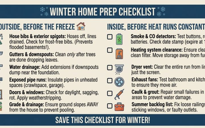 The Fall Visit: What We Check Before the First Freeze